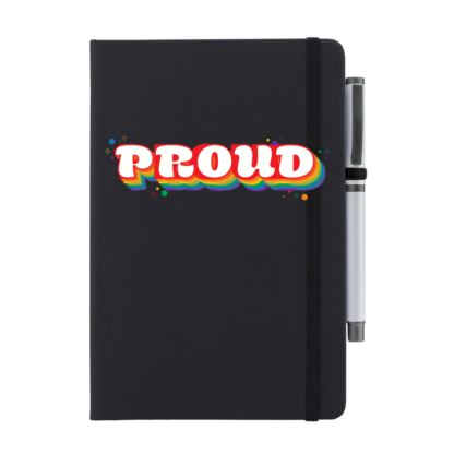 Proud Personalised Notebook with Pen - Image 6