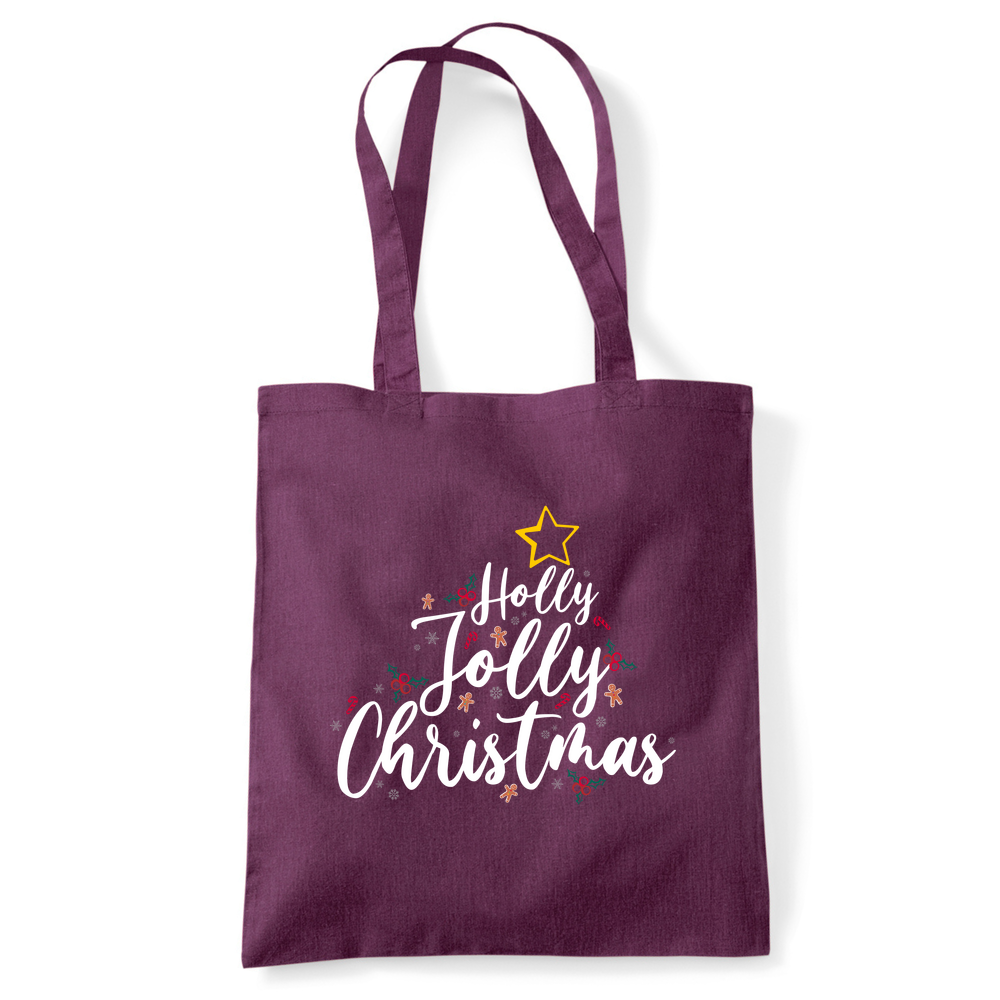 Holly Jolly Christmas Tote Bag - Image 30