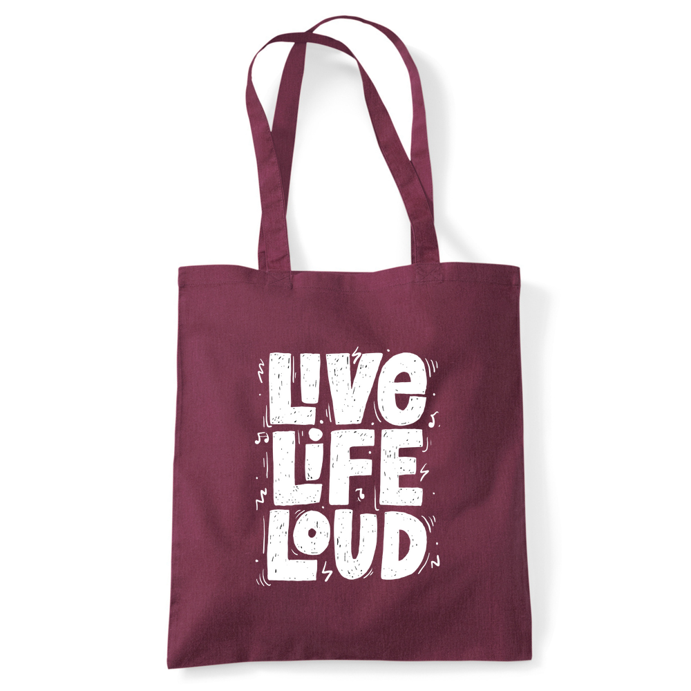 Live Life Loud Tote Bag - Image 31