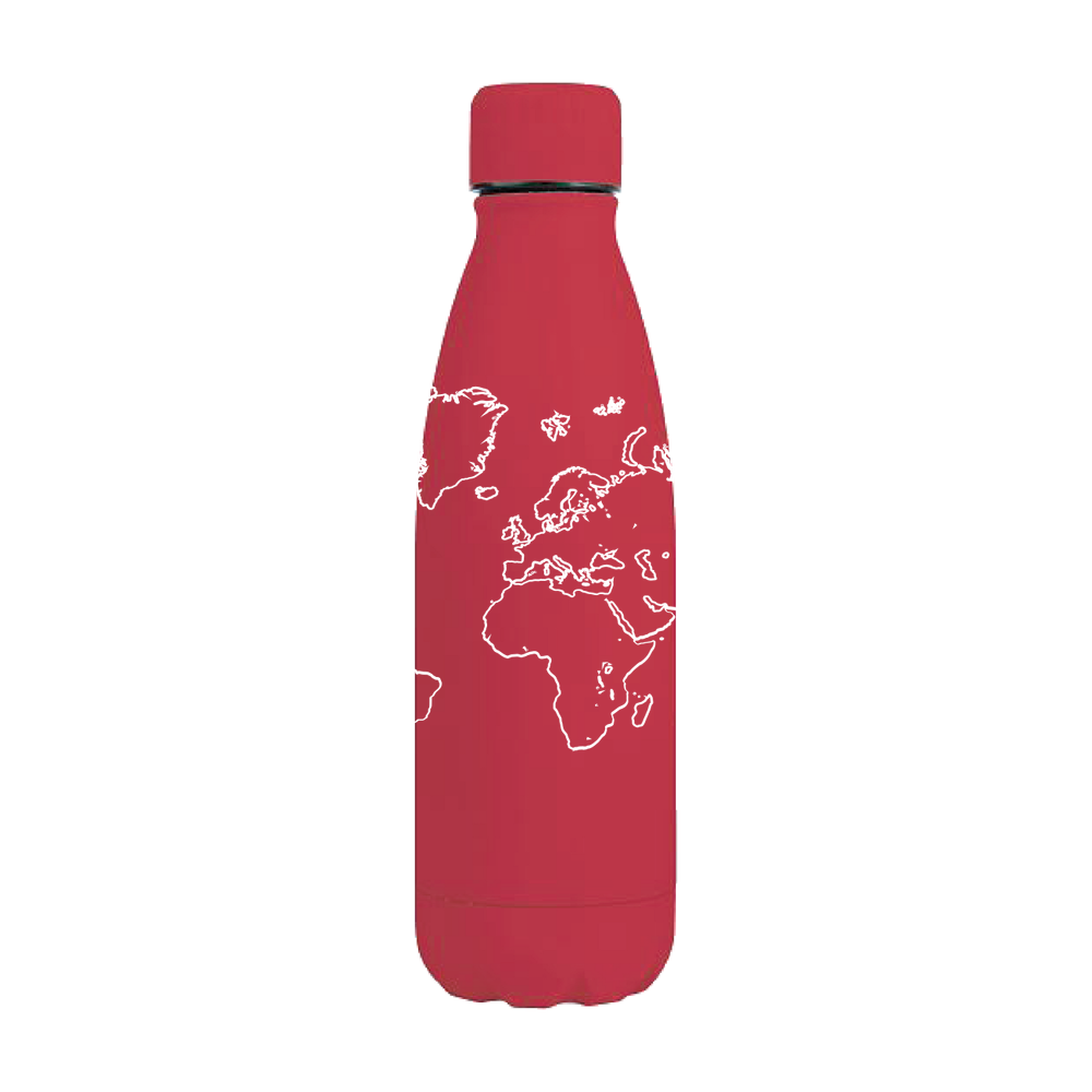 World Map Personalised Metal Bottle - Image 5
