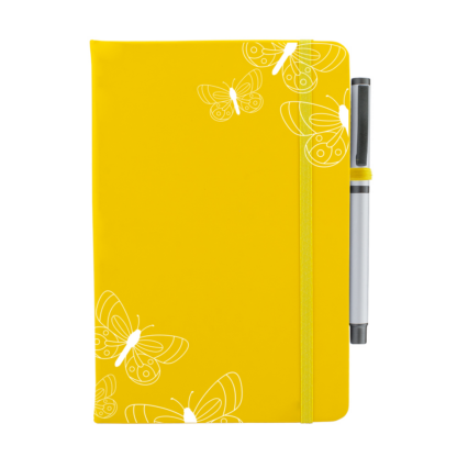 Butterflies Outlines Personalised Notebook with Pen - Image 11