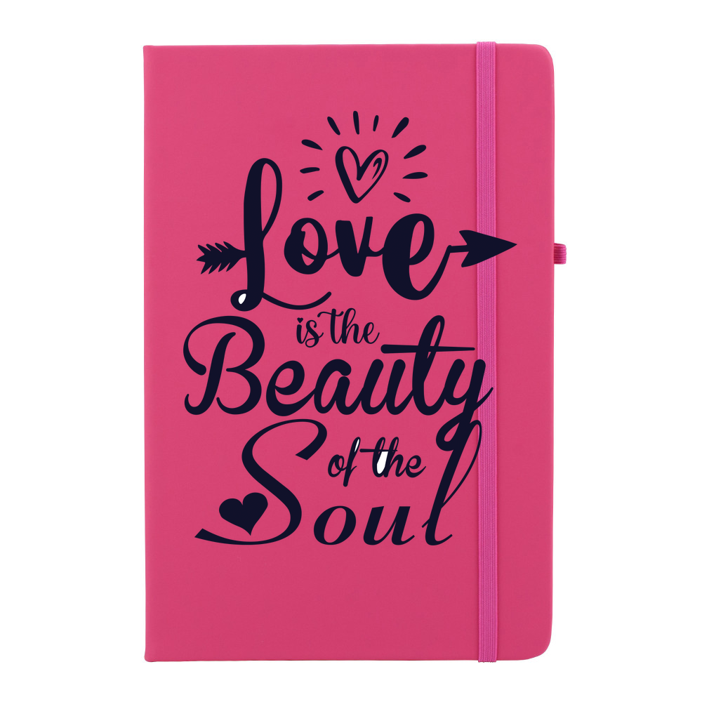 Love Is The Beauty Of The Soul Personalised Soft Feel Notebook - Image 9