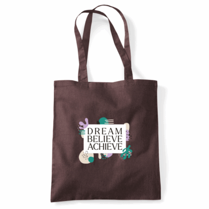 Dream Believe Achieve Tote Bag - Image 49