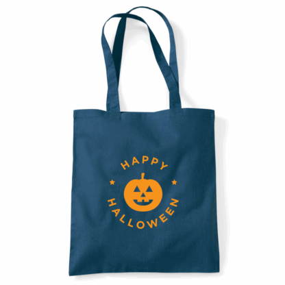 Happy Halloween Pumpkin Personalised Tote Bag - Image 15