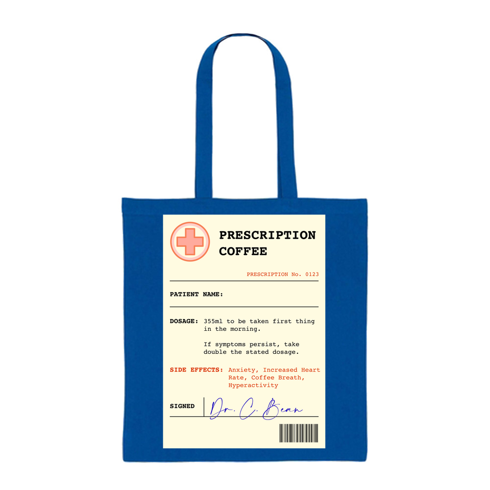 Coffee Prescription Personalised Tote Bag - Image 5