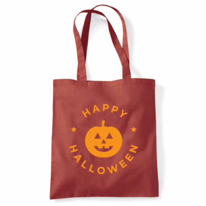 Happy Halloween Pumpkin Personalised Tote Bag - Image 47