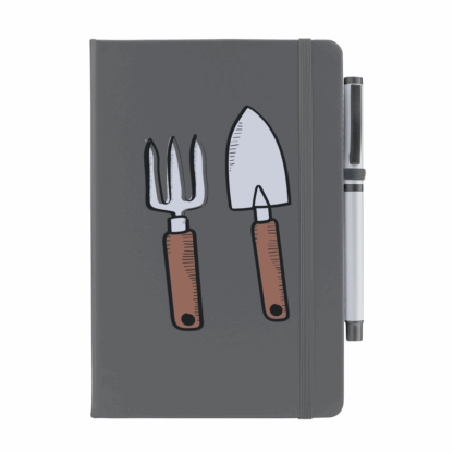 Gardening Tools Personalised Notebook and Pen - Image 4