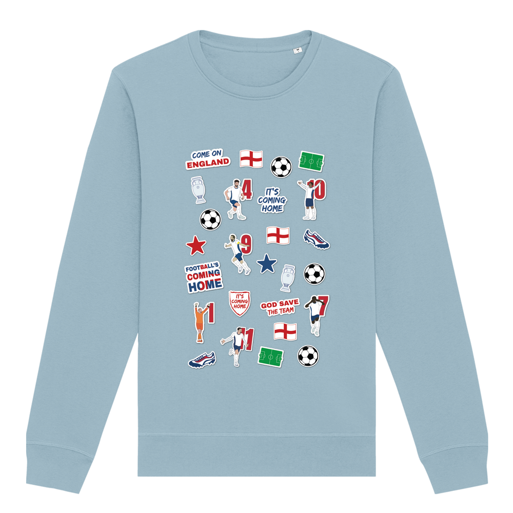 England Collage Crew Neck Sweatshirt - Image 13