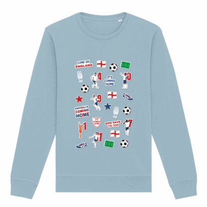 England Collage Crew Neck Sweatshirt - Image 13