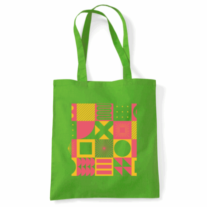 Square Patterns Tote Bag - Image 9