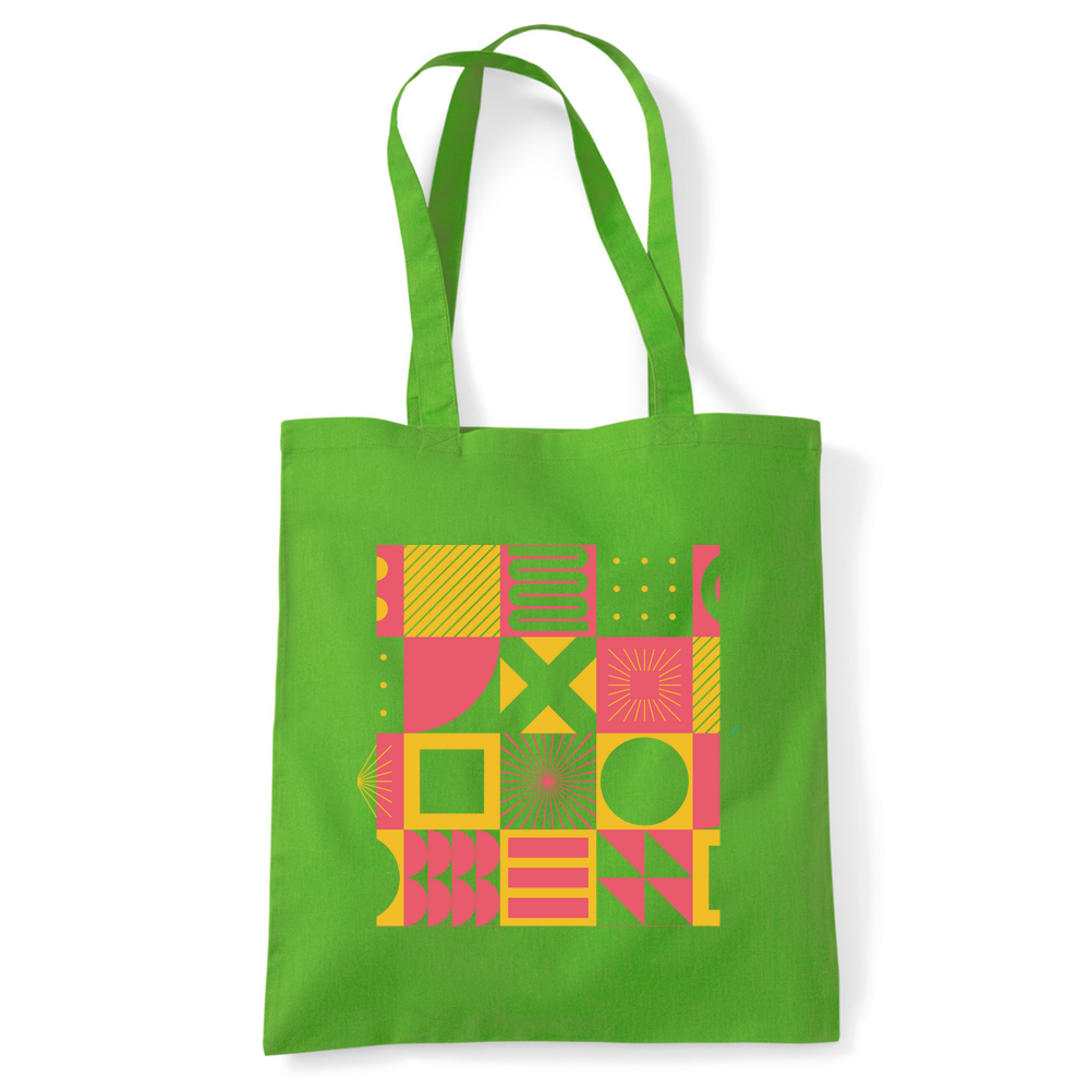 Square Patterns Tote Bag - Image 9