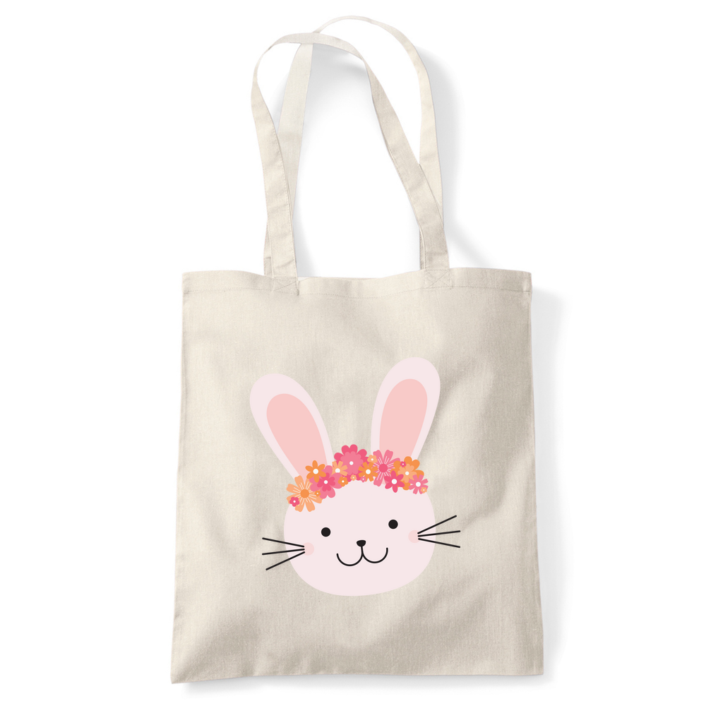 Rabbit Organic Cotton Tote Bag - Image 4