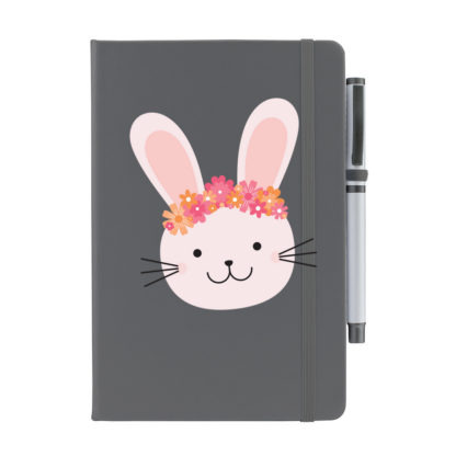 Rabbit Personalised Notebook with Pen - Image 11