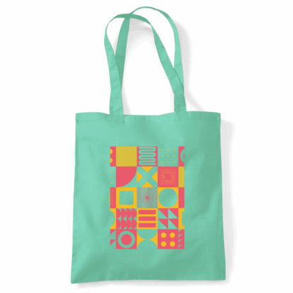 Square Patterns Tote Bag - Image 44