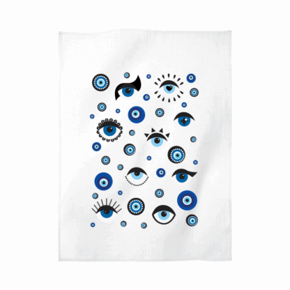 Evil Eye Personalised Tea Towel