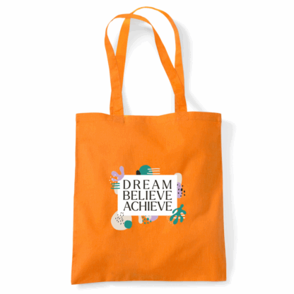 Dream Believe Achieve Tote Bag - Image 10
