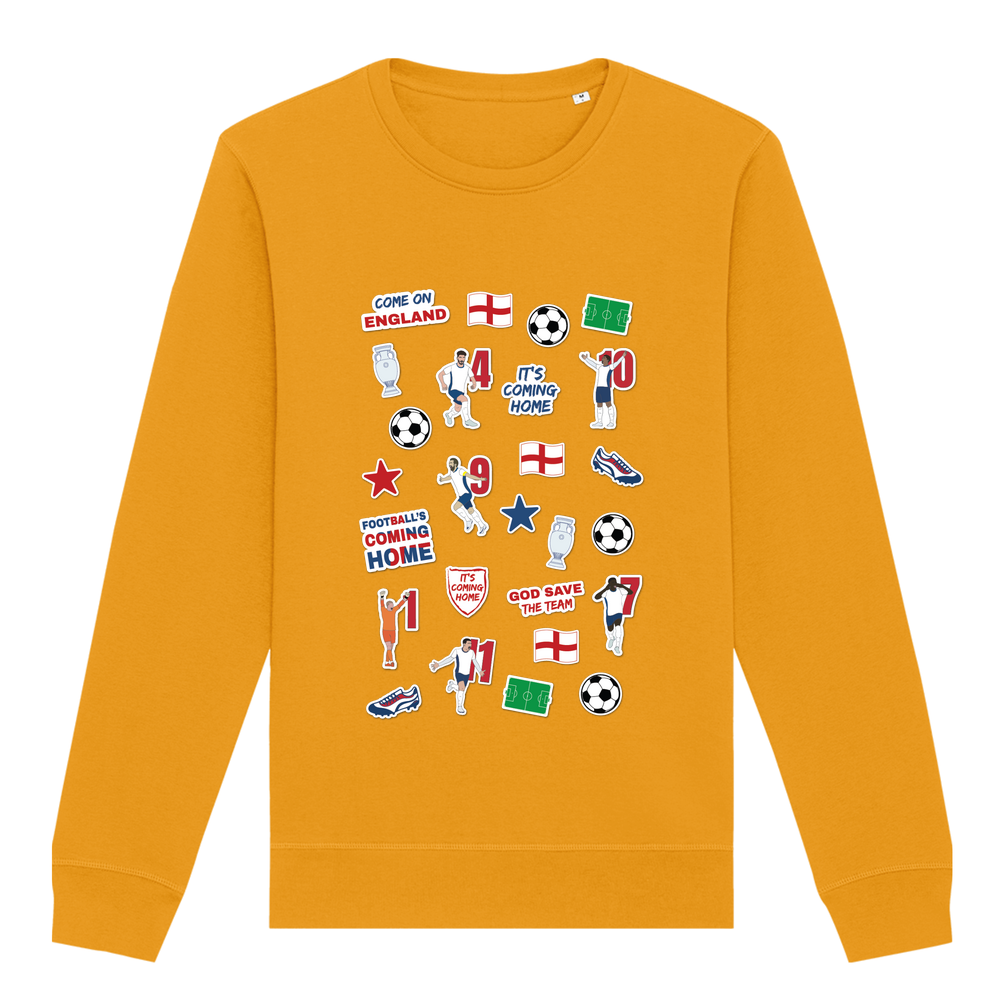 England Collage Crew Neck Sweatshirt - Image 2
