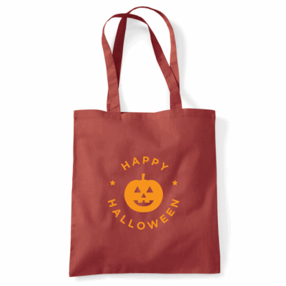 Happy Halloween Pumpkin Personalised Tote Bag - Image 47