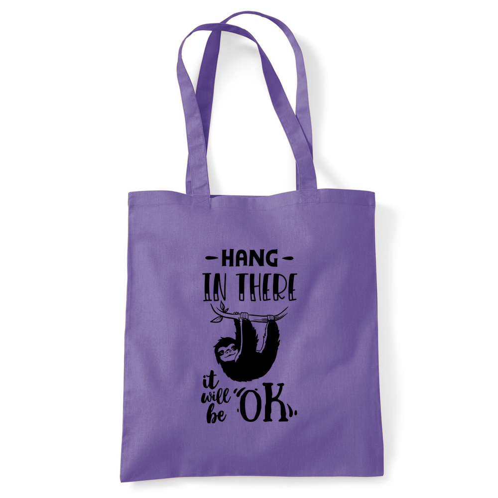 Hang In There Sloth Tote Bag - Image 24
