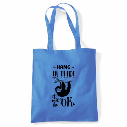 Hang In There Sloth Tote Bag - Image 21