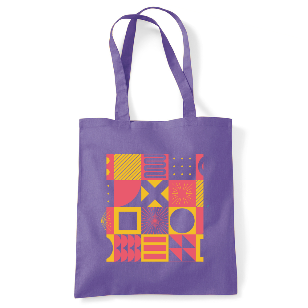 Square Patterns Tote Bag - Image 24