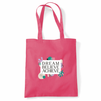 Dream Believe Achieve Tote Bag - Image 29