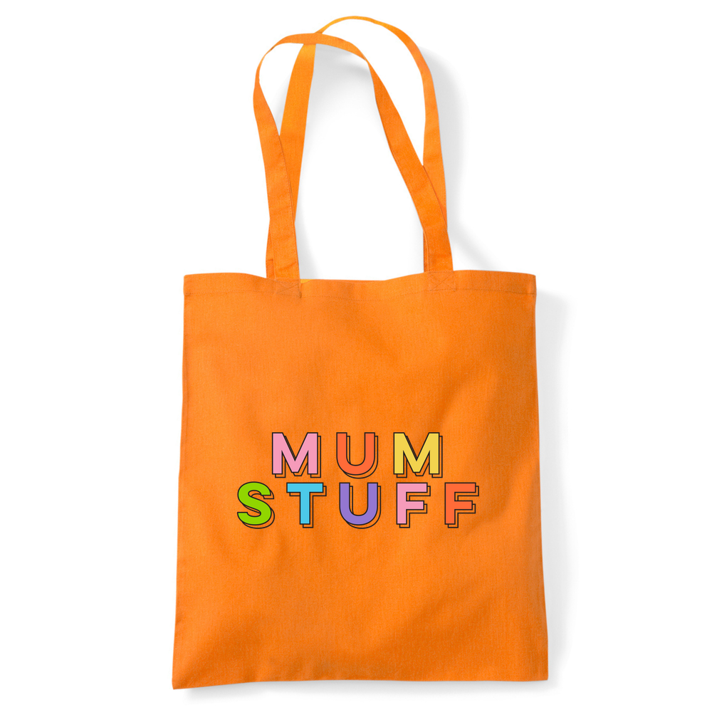 Mum Stuff Personalised Organic Cotton  Tote Bag - Image 31