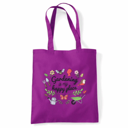 Gardening is my Happy Place Tote Bag - Image 14