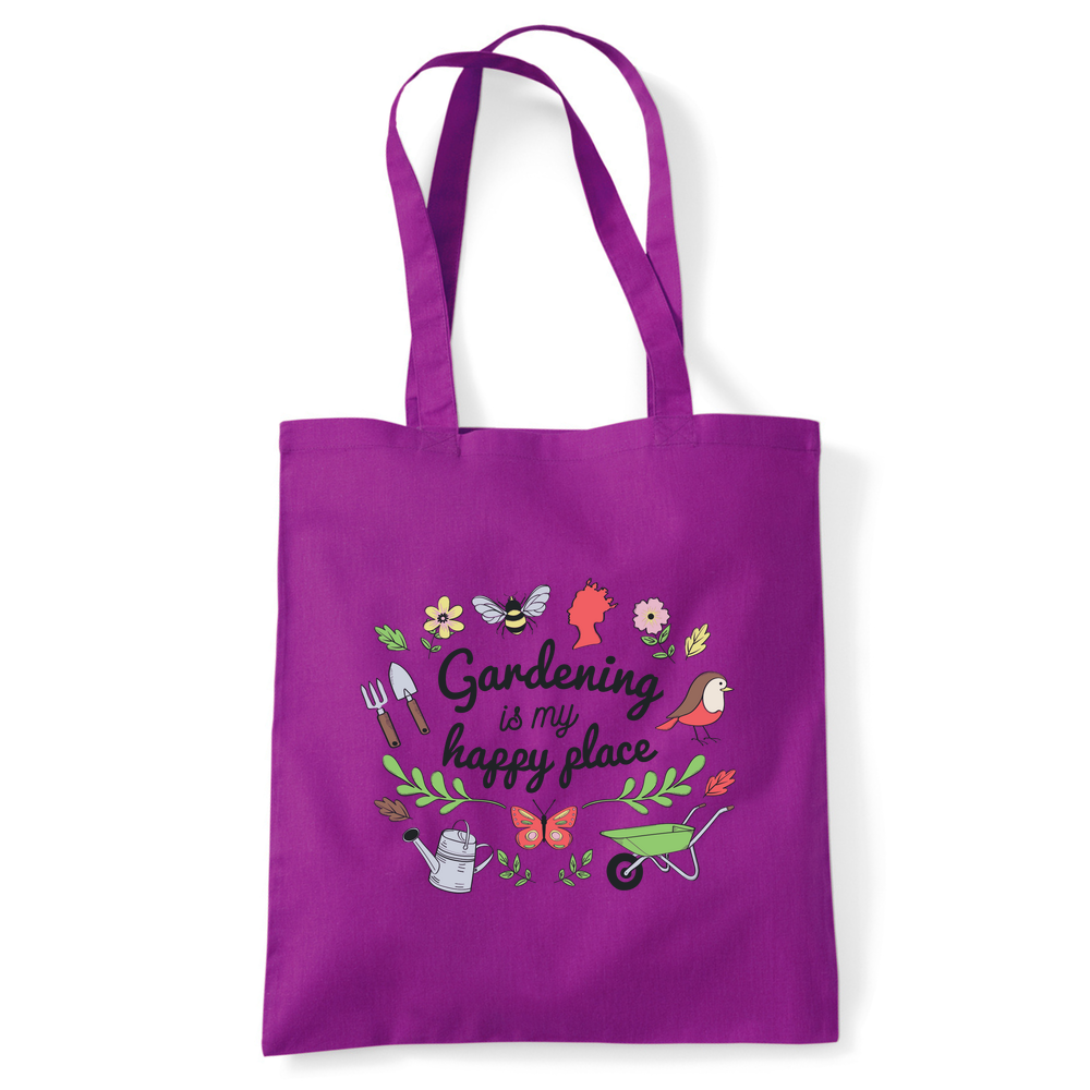 Gardening is my Happy Place Tote Bag - Image 14