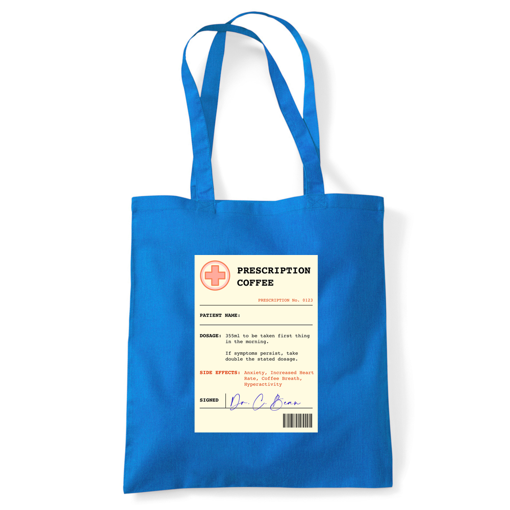 Coffee Prescription Personalised Tote Bag - Image 18