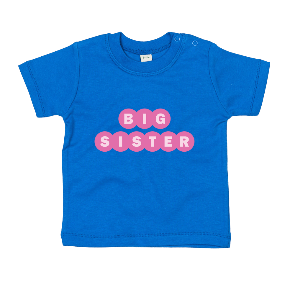 Big Sister Personalised Baby/Toddler T-Shirt - Image 9