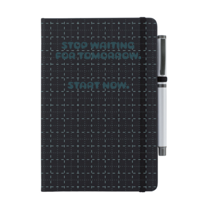 Stop Waiting for Tomorrow Personalised Notebook with Pen - Image 4