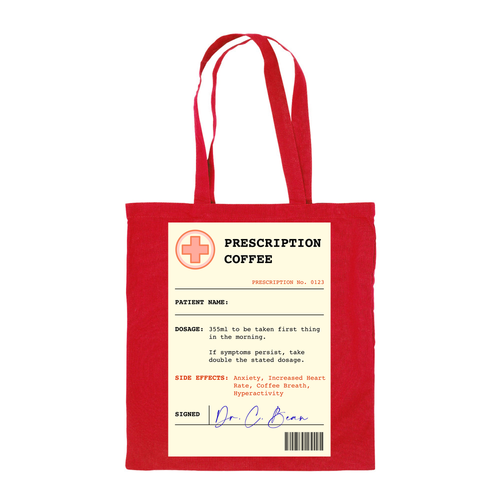 Coffee Prescription Personalised Tote Bag - Image 7