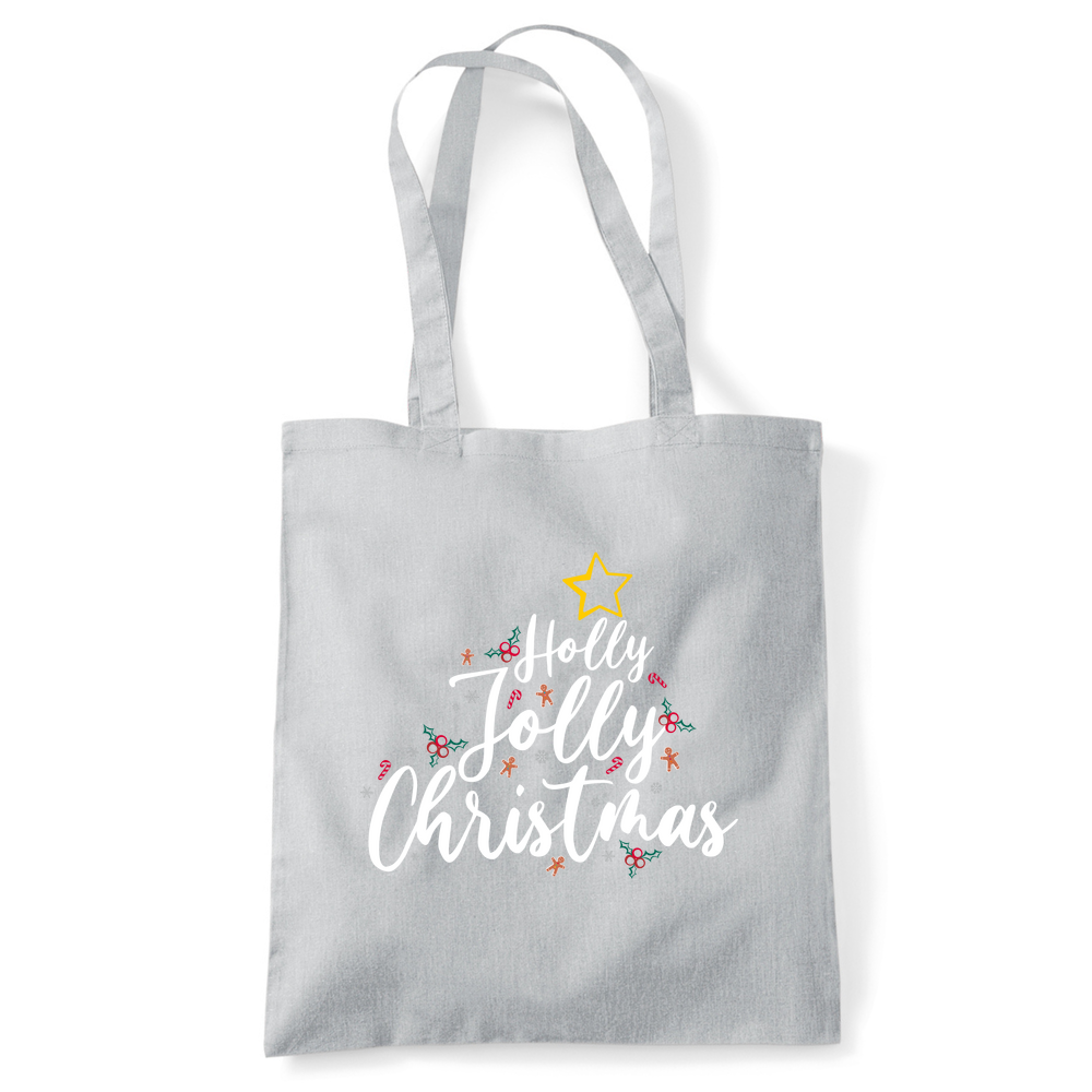 Holly Jolly Christmas Tote Bag - Image 7