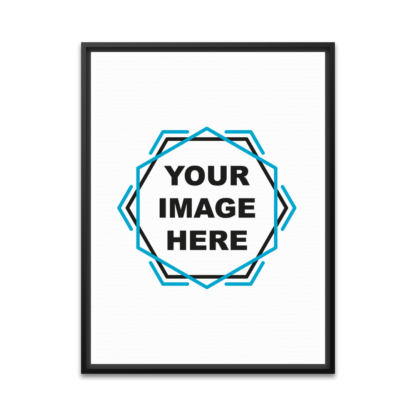 Custom Black Framed Canvas - Portrait - Image 2