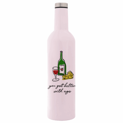 You Get Better with Age Metal Bottle Flask - Image 3
