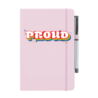 Proud Personalised Notebook with Pen