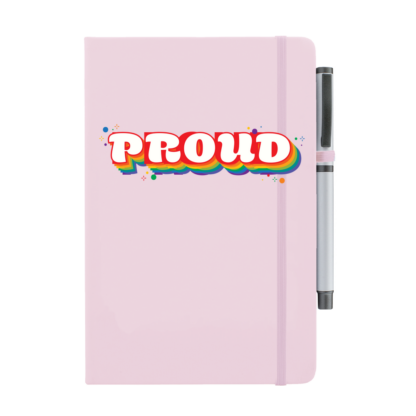 Proud Personalised Notebook with Pen