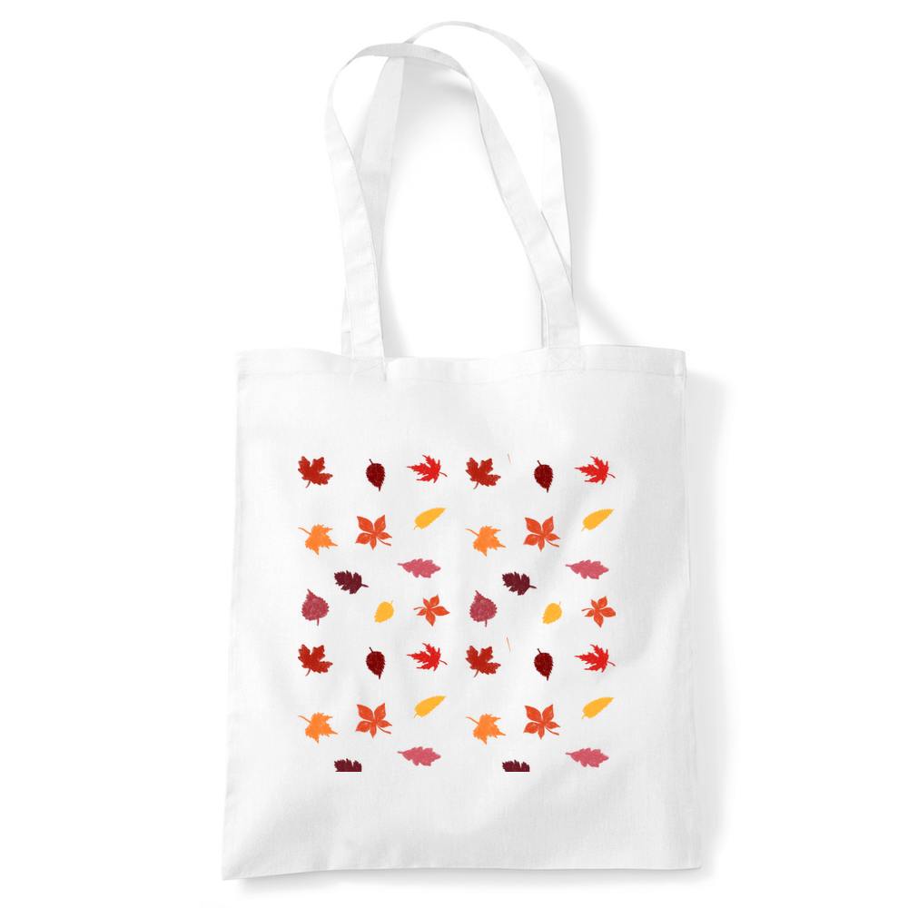 Autumn Leaves Cotton Tote Bag - Image 4