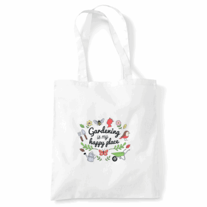 Gardening is my Happy Place Tote Bag