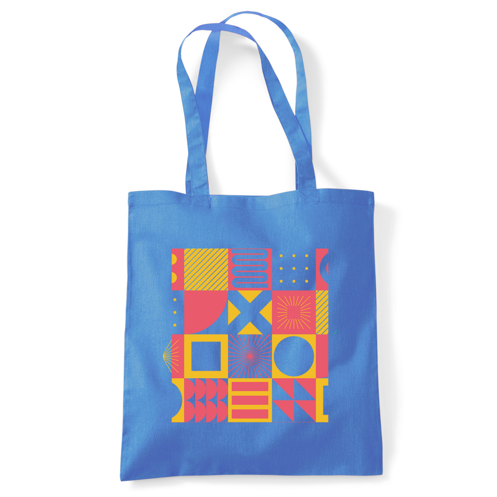 Square Patterns Tote Bag - Image 21