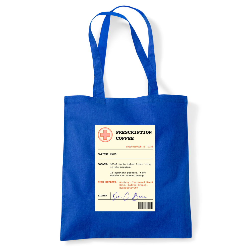 Coffee Prescription Personalised Tote Bag - Image 8
