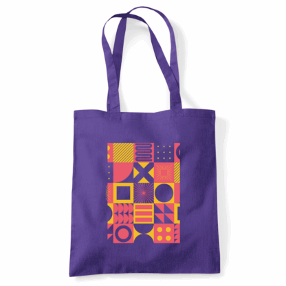 Square Patterns Tote Bag - Image 12