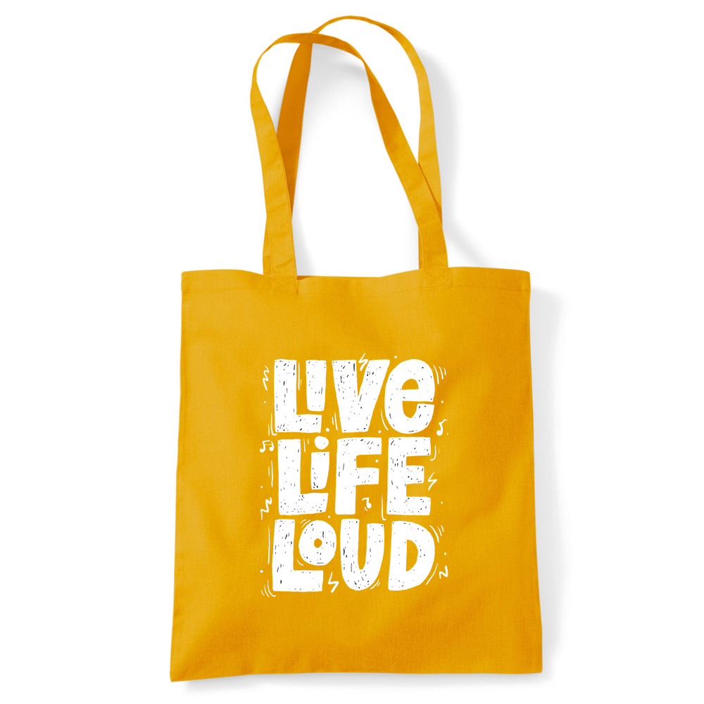 Live Life Loud Tote Bag - Image 35