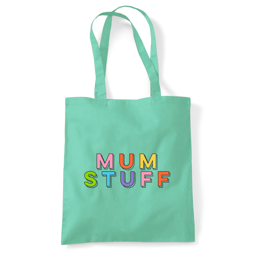 Mum Stuff Personalised Organic Cotton  Tote Bag - Image 43
