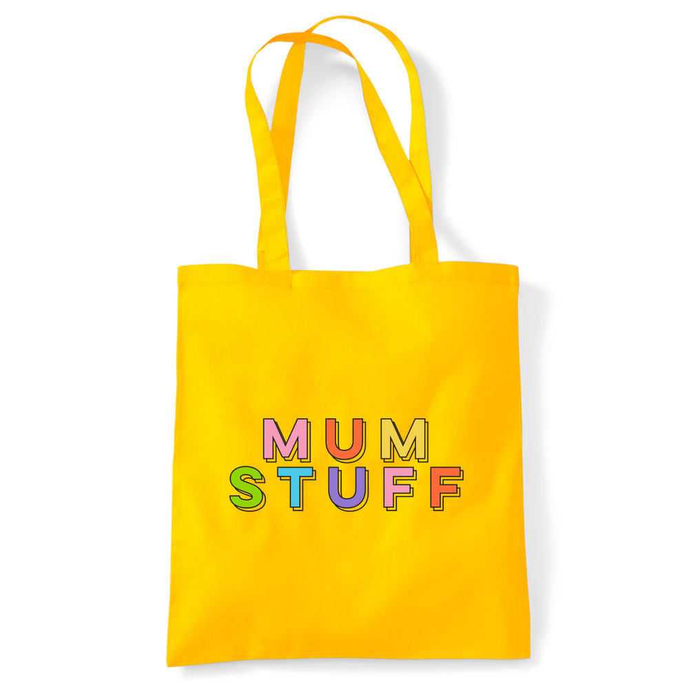 Mum Stuff Personalised Organic Cotton  Tote Bag - Image 33