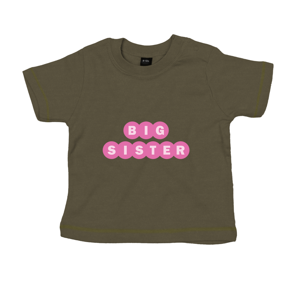 Big Sister Personalised Baby/Toddler T-Shirt - Image 12
