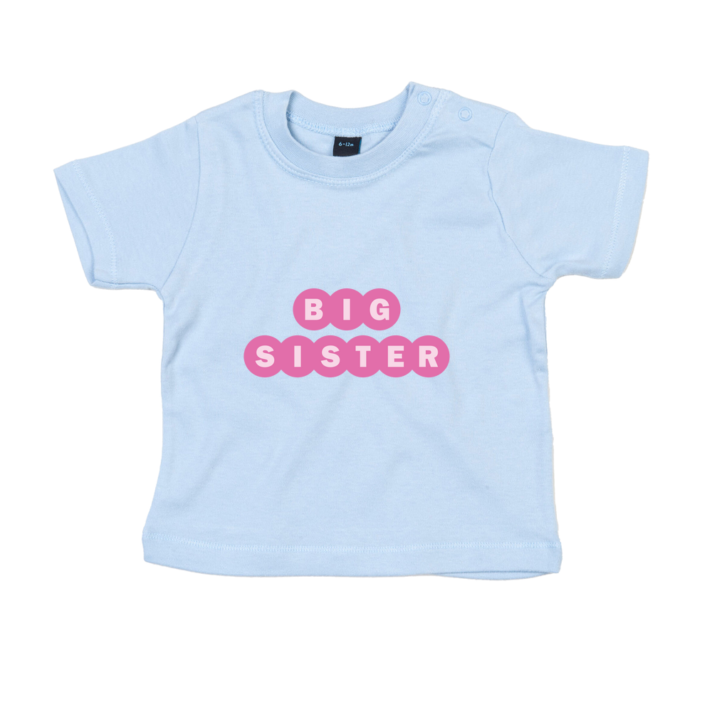 Big Sister Personalised Baby/Toddler T-Shirt - Image 7