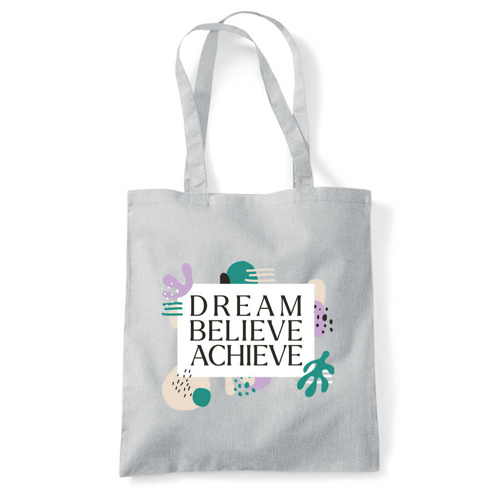 Dream Believe Achieve Tote Bag - Image 7