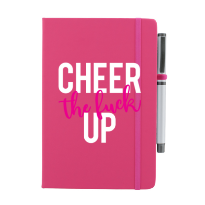 Cheer The F*ck Up Personalised Notebook with Pen - Image 9